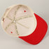 Love Glitter Bubble Letter Two-Tone Corduroy Cap